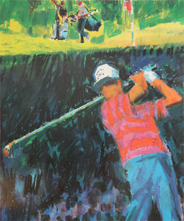 The Golfer by artist Brook Temple